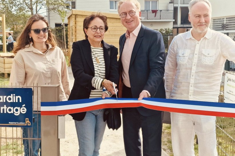 inauguration du jardin partagé