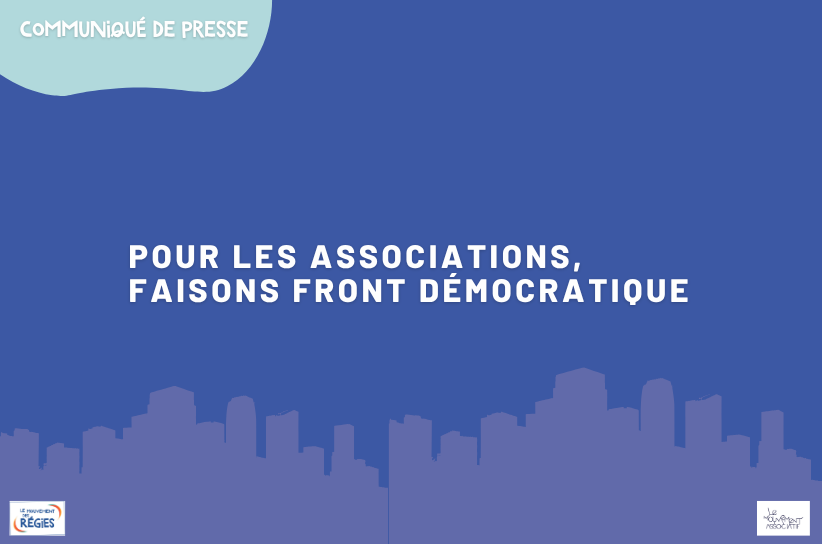 Pour les associations, faisons front démocratique