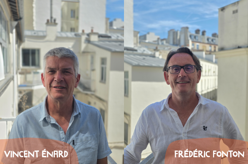Vincent Enard Frédéric Fonton co-présidents du Mouvement des Régies