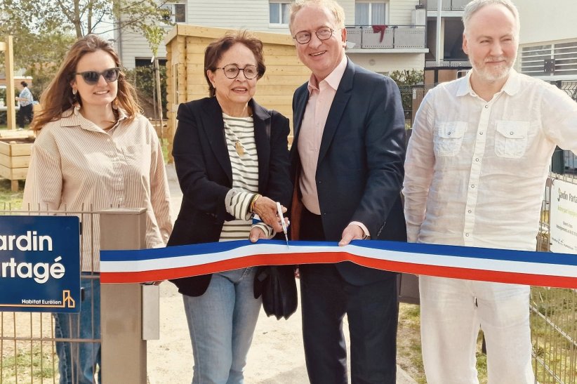 inauguration du jardin partagé