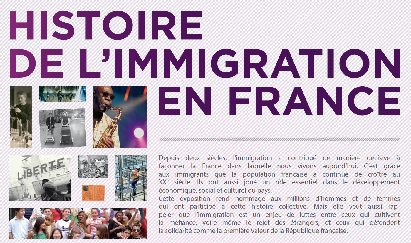 expo histoire de l'immigration en France