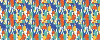 Visuel graphique avec des personnages