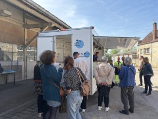Inauguration épicerie solidaire itinérante à Tonnerre